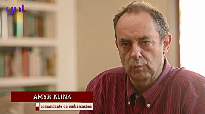 Saias fazem homenagem a Amyr Klink